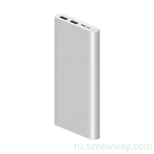 Xiaomi Mi Power Bank 3 10000 мАч быстрый заряд